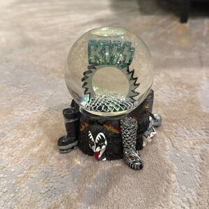 Vintage 1997  KISS Polyresin Waterball Snow  Globe NO BOX kiss Catalogue Vandor